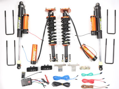 17款福特F150減震器-福特F150氮氣減震器-電控100段軟硬調節減震器